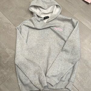 White fox feel the love grey hoodie!